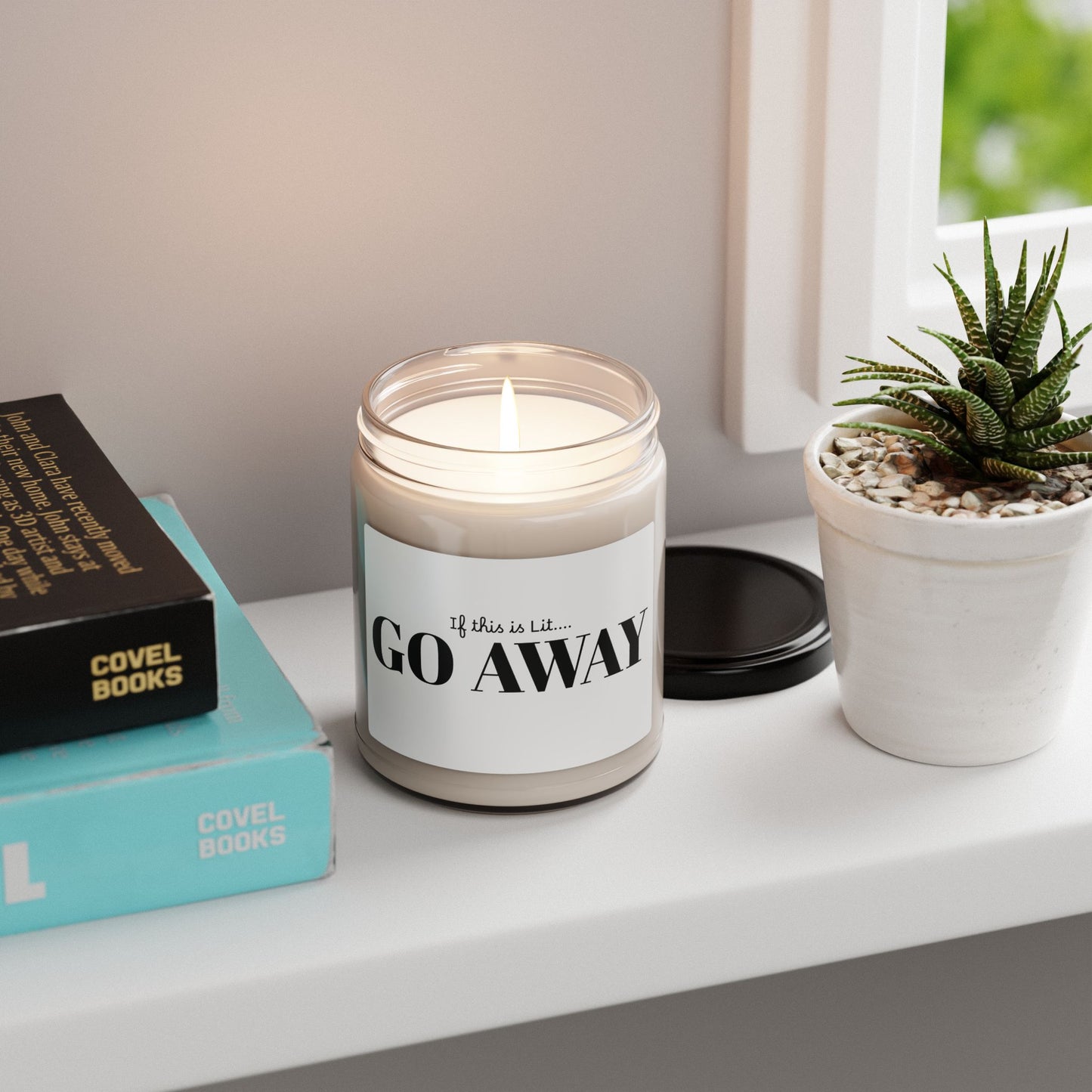 Scented Soy Candle - 9oz GO AWAY
