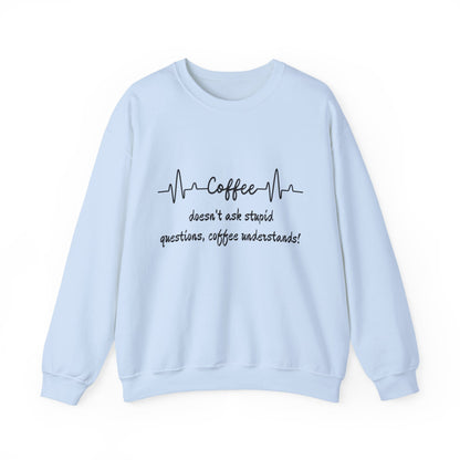 Heavy Blend™ Crewneck Sweatshirt - Cozy and Comfy - Coffee Lovers