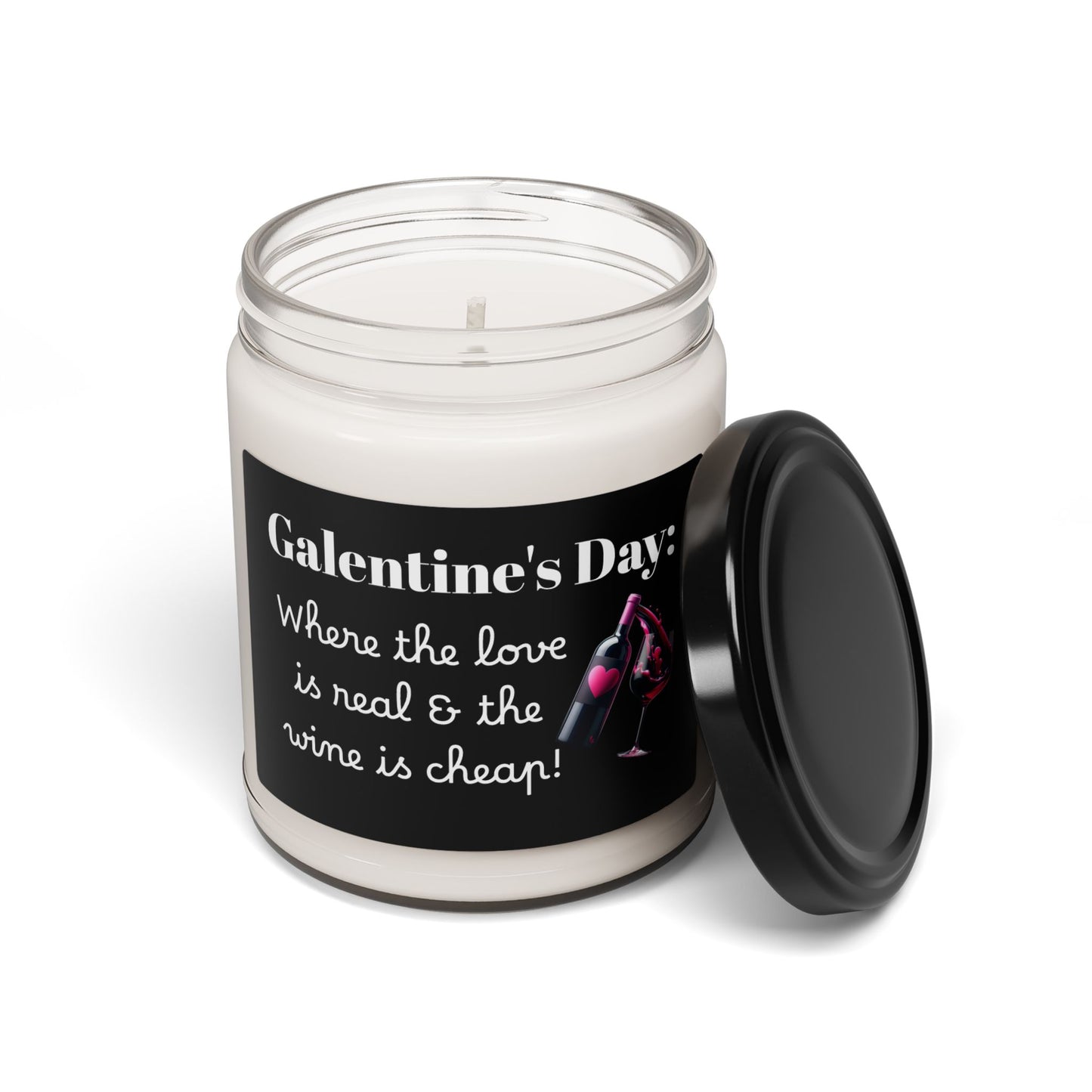 Galentine's Day Scented Soy Candle - Perfect for Celebrating Friendship, Funny Gift for Galentine's Day, Wine Lovers Candle, Home Decor