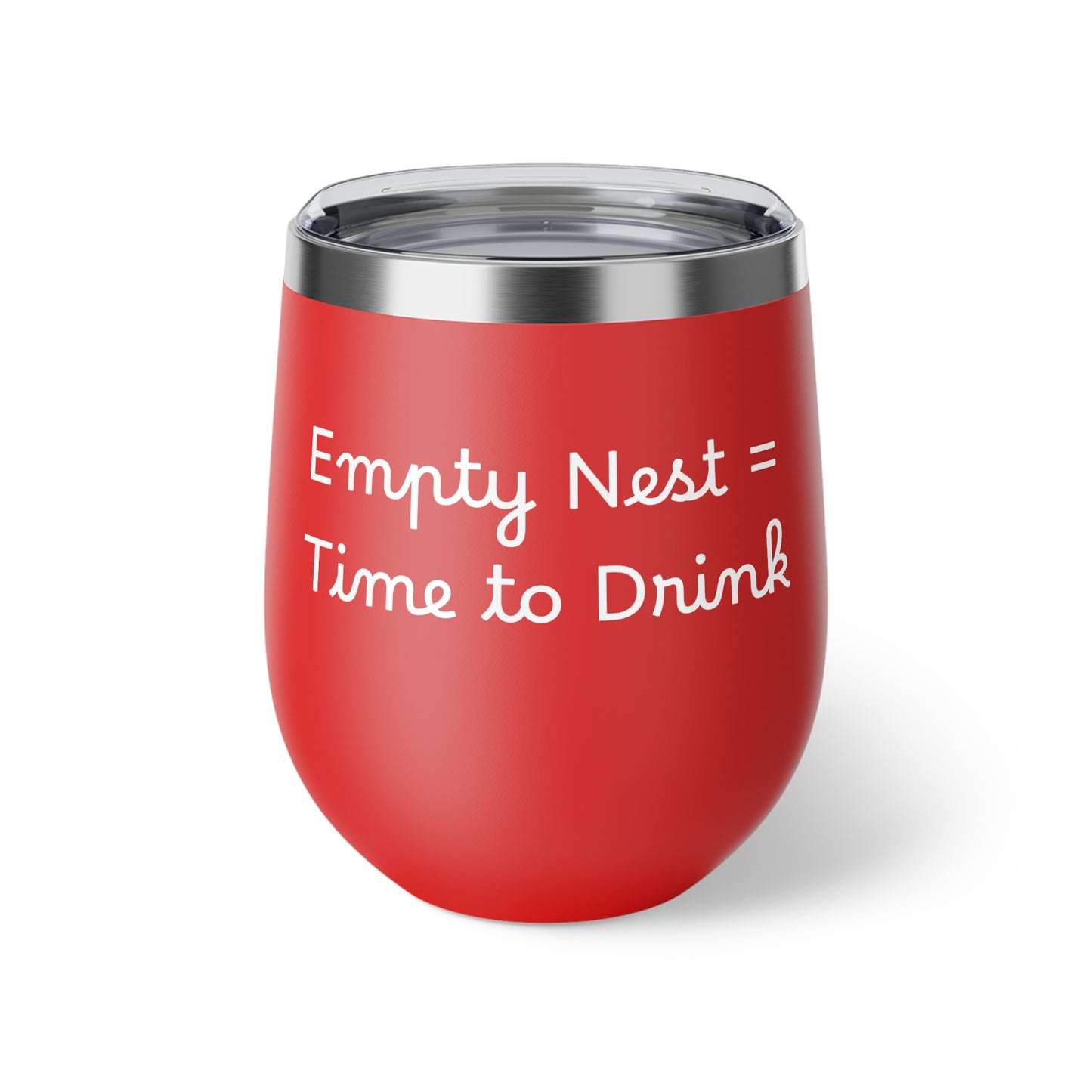 Funny Copper Insulated Cup - "Empty Nest = Time to Drink" - 12oz