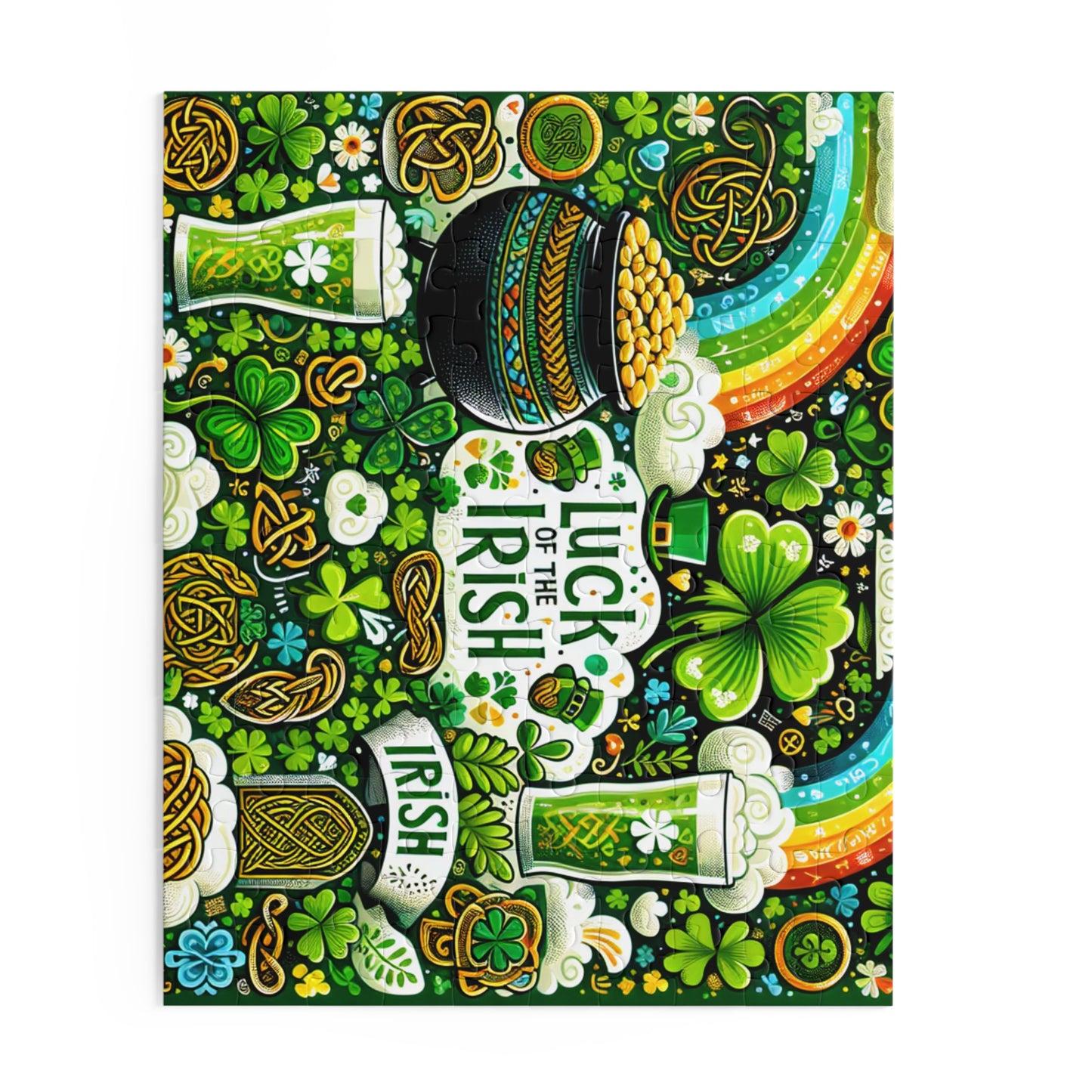 Puzzle - 120- Irish - St. Patrick's Day - Shamrocks