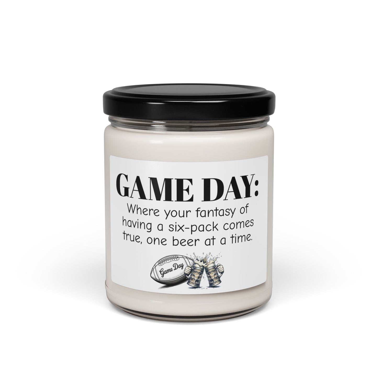 Funny Game Day Scented Candle, Perfect for Sports Fans, Home Parties, Tailgating
