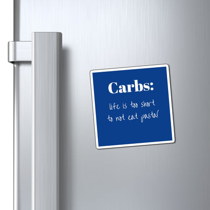 Magnet - Carb-Inspired Kitchen, Funny Foodie Decor, Gift for Food Lovers, Kitchen Accessories, Humor for Dieters, Fridge Decor