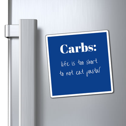 Magnet - Carb-Inspired Kitchen, Funny Foodie Decor, Gift for Food Lovers, Kitchen Accessories, Humor for Dieters, Fridge Decor