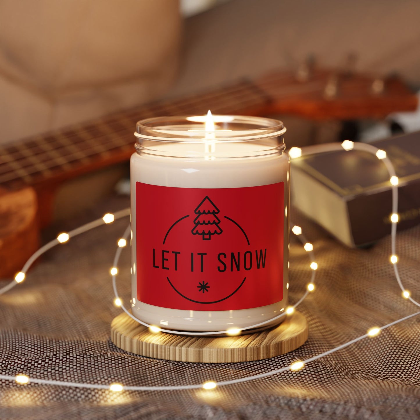 Scented Soy Candle - 9oz Holiday Let It Snow