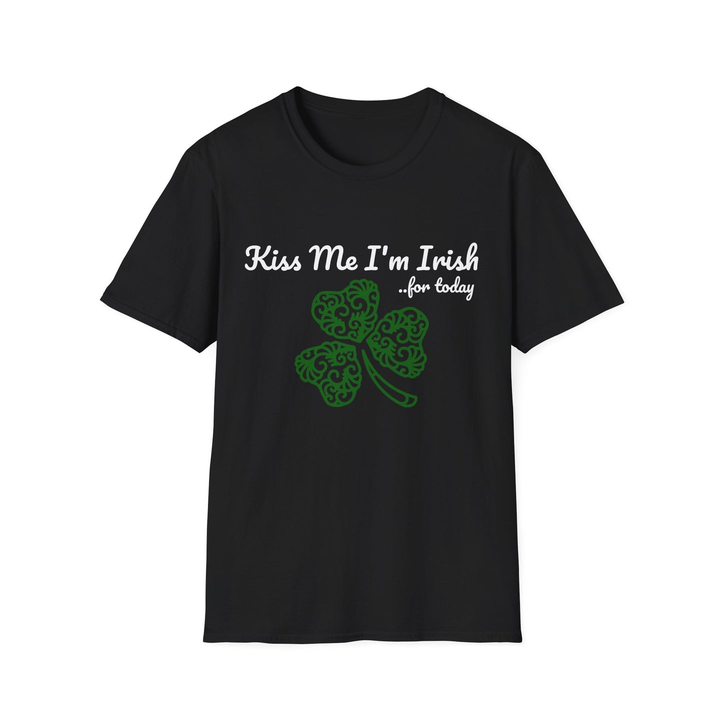 Kiss Me I'm Irish T-Shirt, Unisex St. Patrick's Day Tee, Cute Irish Gift, Green Shamrock Shirt, Fun Holiday Apparel, Celebrate Irish