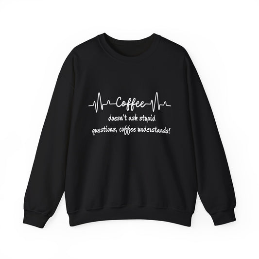 Heavy Blend™ Crewneck Sweatshirt - Cozy and Comfy - Coffee Lovers